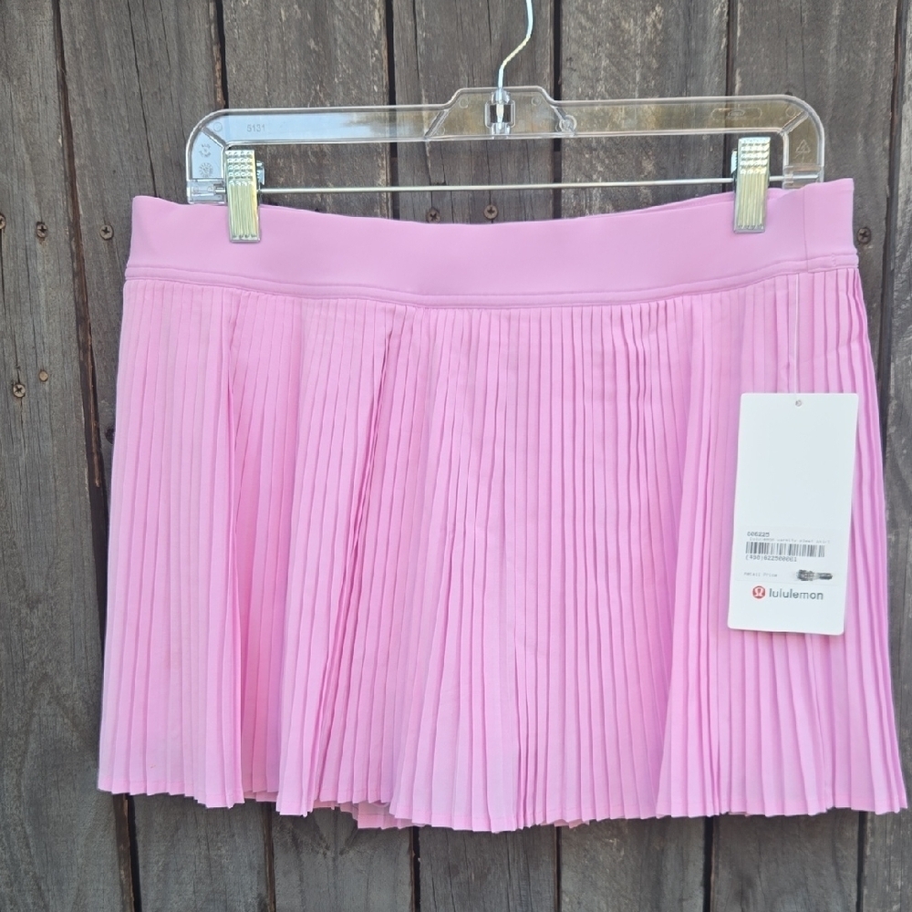 lululemon athletica Varsity pleated Tenis Skirt Light Pink